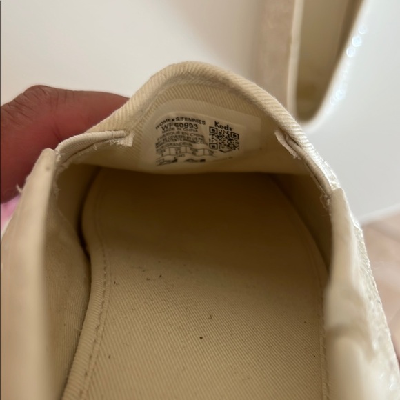 Keds Kate Spade White Sparkly Sneakers NWOB - Picture 8 of 10